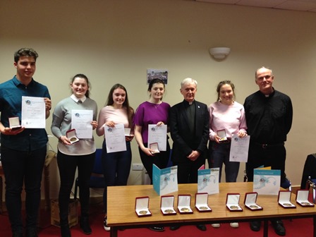 22 TY Students receive John Paul II Award