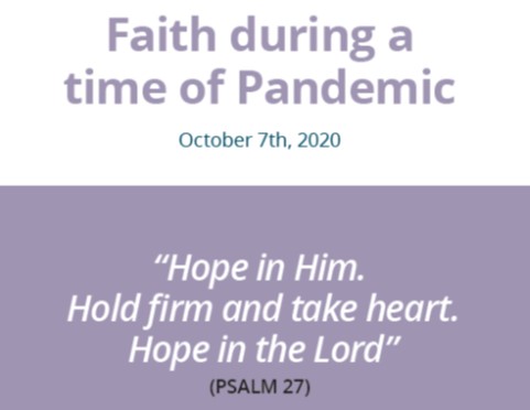 Pastoral Letter from Bishop Fleming – Faith during a time of Pandemic.