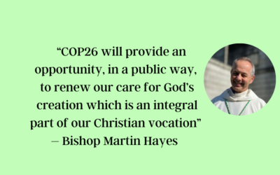 Bishop Martin Hayes to attend COP26