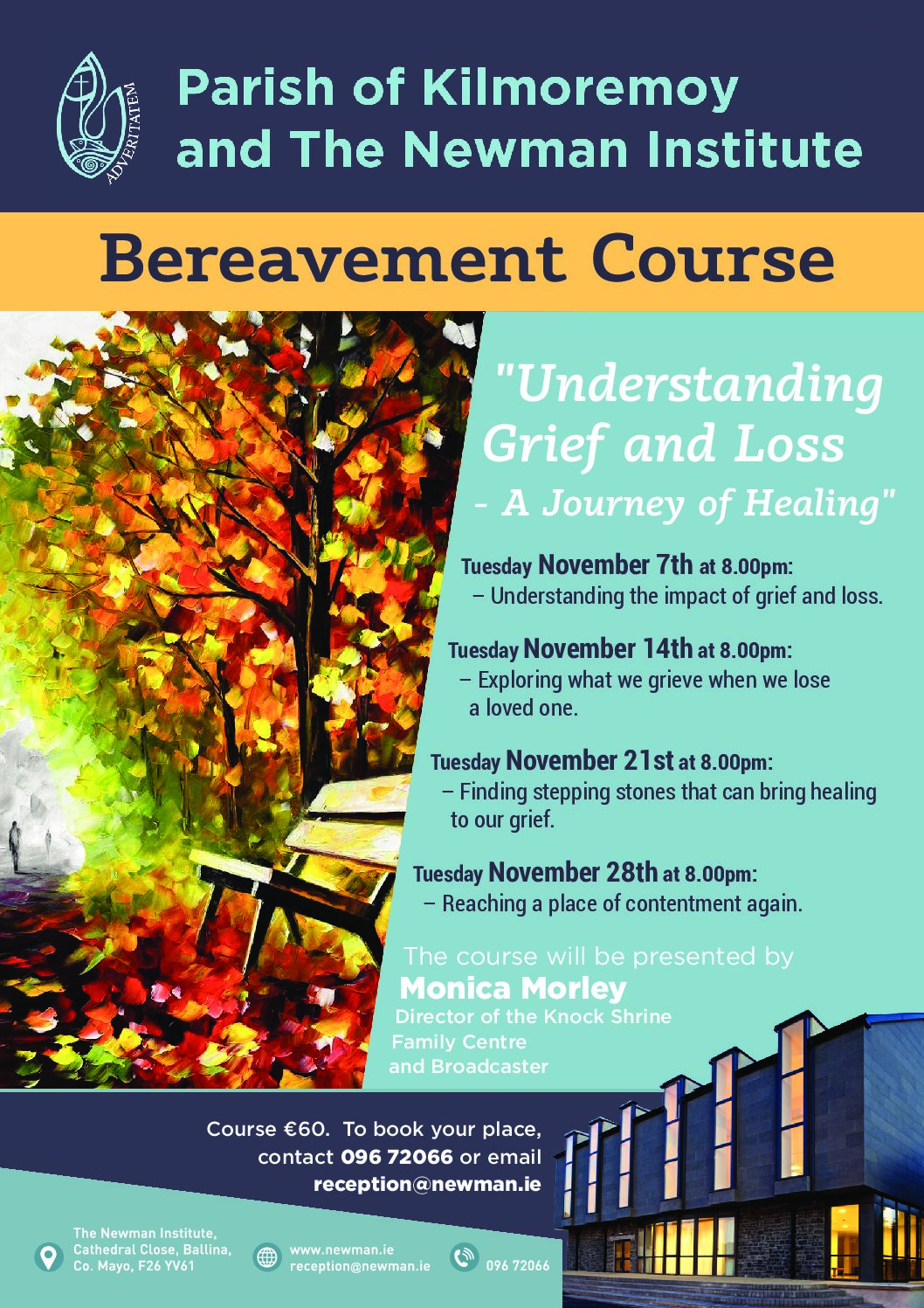 Bereavement Course at the Newman Institute – November